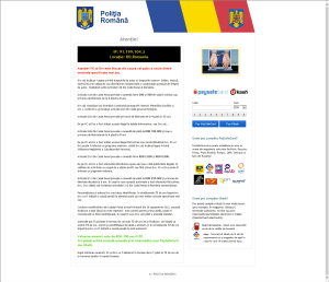 Piracy Trojan_Romanian Police