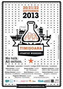 Startup Weekend Timisoara afis