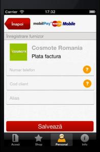 COSMOTE mobilPay MasterCard Mobile 3
