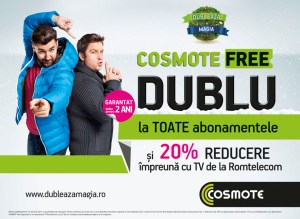 Dubleaza magia COSMOTE postpaid