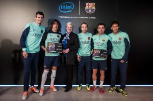 Anunt parteneriat Intel - FC Barcelona