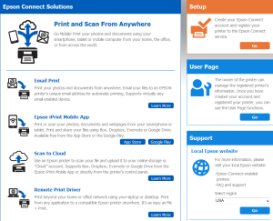 Epson Connect Solutions