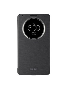 LG G3_QuickCircle Case_Metallic Black