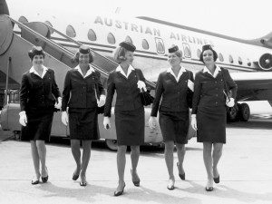 Austrian Airlines_uniforme vintage