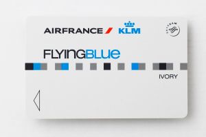 Card Flying Blue